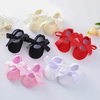 Kleinkind Babys chuhe Kinder Kinder Mädchen Jungen weiche einfarbige lässige Kleinkind Wanderer Schuhe Bowknot Prinzessin Schuhe туфли