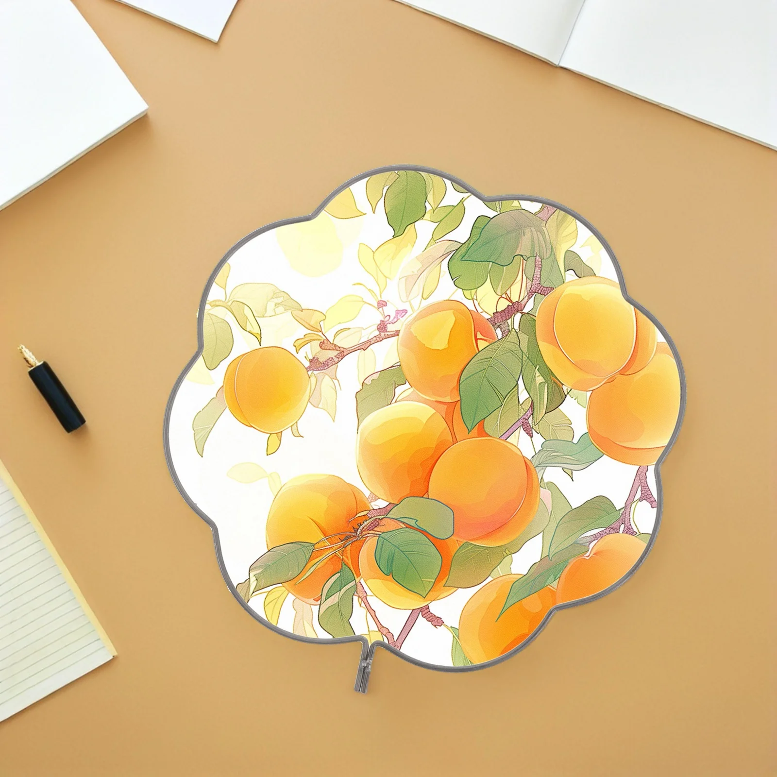 10Pcs DIY Chinese Fan Frame Lightweight Portable for Cultural Aesthetic Hand Fan Craft Projects Decorative Hand Frame