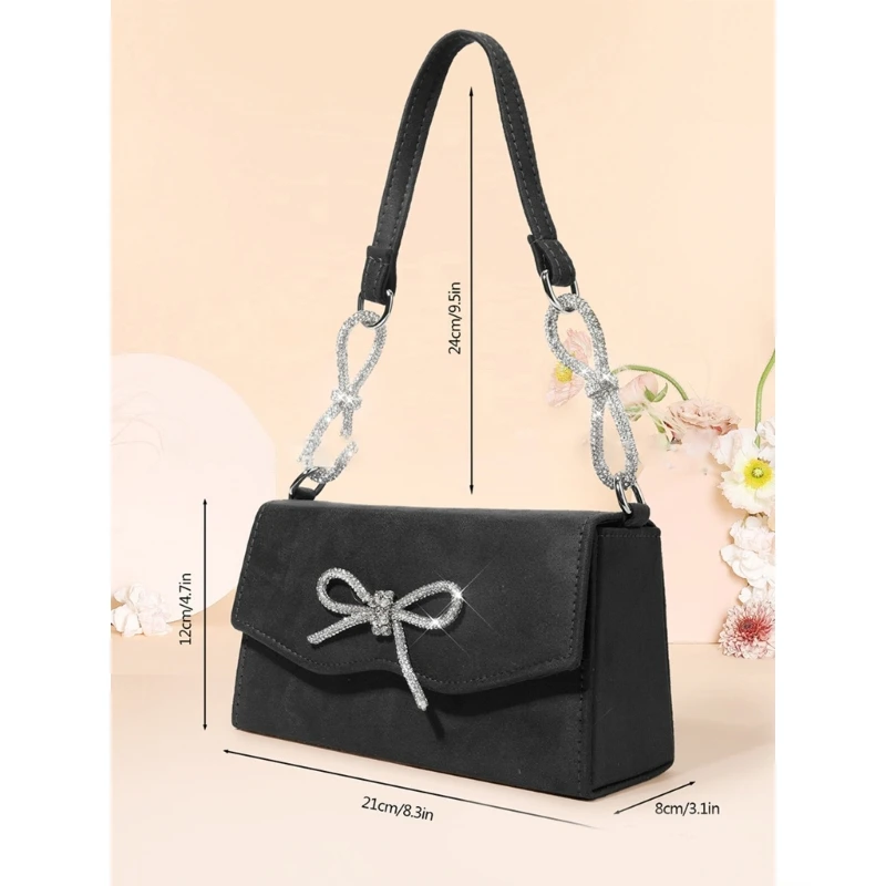 French Style Bowknot Women Bag Sophisticated Bowknot Handbag Fashionable Bag for Women Add to Your Night Out