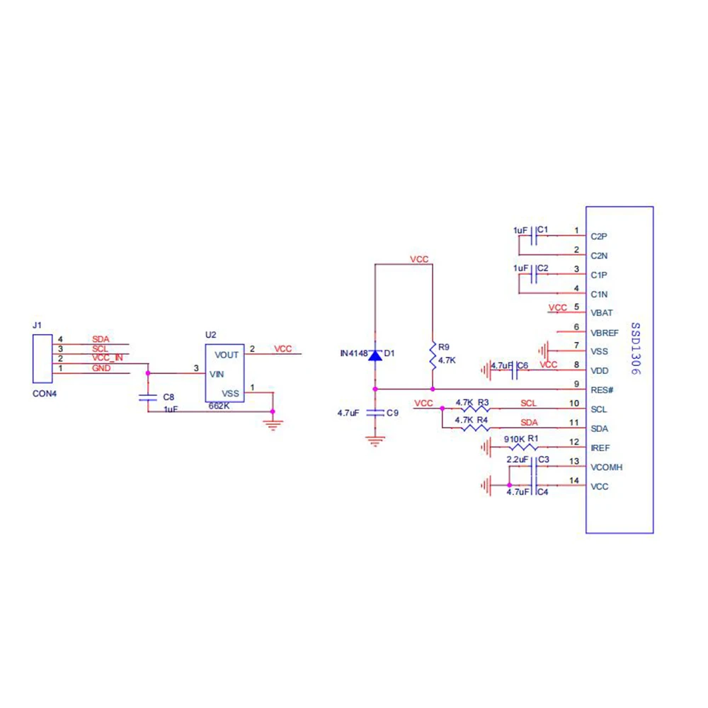0,69-дюймовый OLED-модуль белого цвета OLED 96x16 OLED ЖК-дисплей SSD1306 Модуль дисплея SPI IIC Связь для Arduino