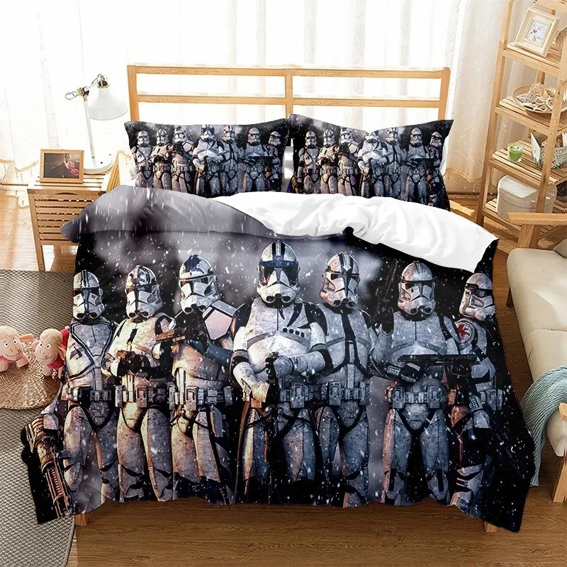 Disney Anime Bedding Set Yoda Baby Grogu Quilt Duvet Baby Yoda Cover Pillowcase Kids Bed Comfortable Bed Set 3d printed