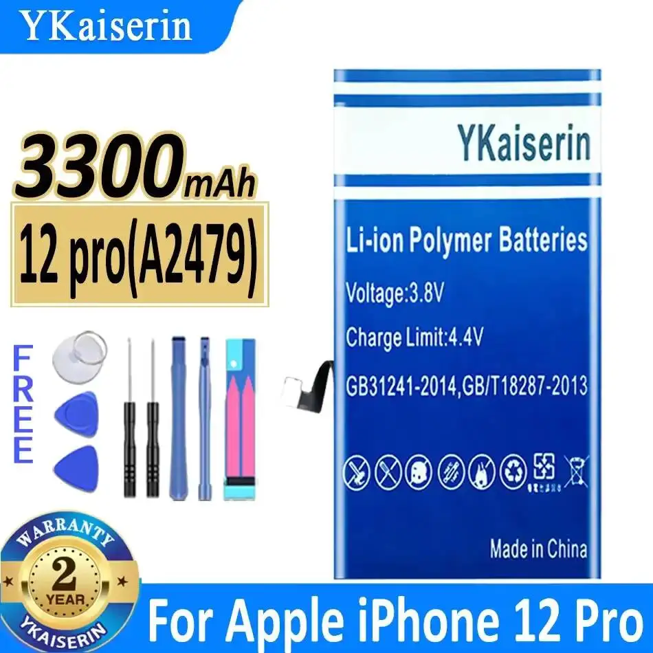 

Аккумулятор для мобильного телефона Apple iPhone 12 Pro 12Pro, 3300 мАч, высокой емкости
