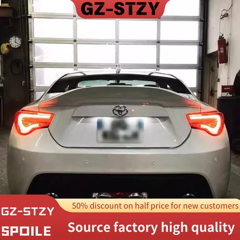 

Auto Tuning Car Accessories ABS Carbon Fiber Ducktail Rear Boot Wing Spoiler For Scion FR-S Toyota GT86 Subaru BRZ 2012-2018