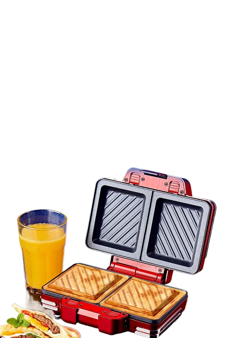 Hot-Pressed Sandwich Machine Breakfast Household Edge Sealing Thickened Deepening Small Sandwich Multi-Functional Toast Toaster