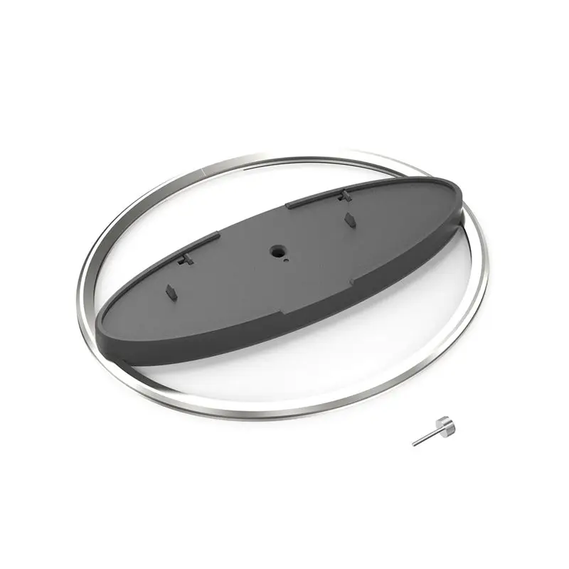 Vertical Stand Game Console Host Stand Anti-Slip Base Stand Replacement For PS5 Pro/PS5 Slim/PS5 Console Silver-Y41A