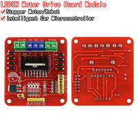 L298N Stepper Motor Driver Controller Board Dual H Bridge Module for Smart Car Power MEGA R3 Mega2560 for arduino Diy Kit