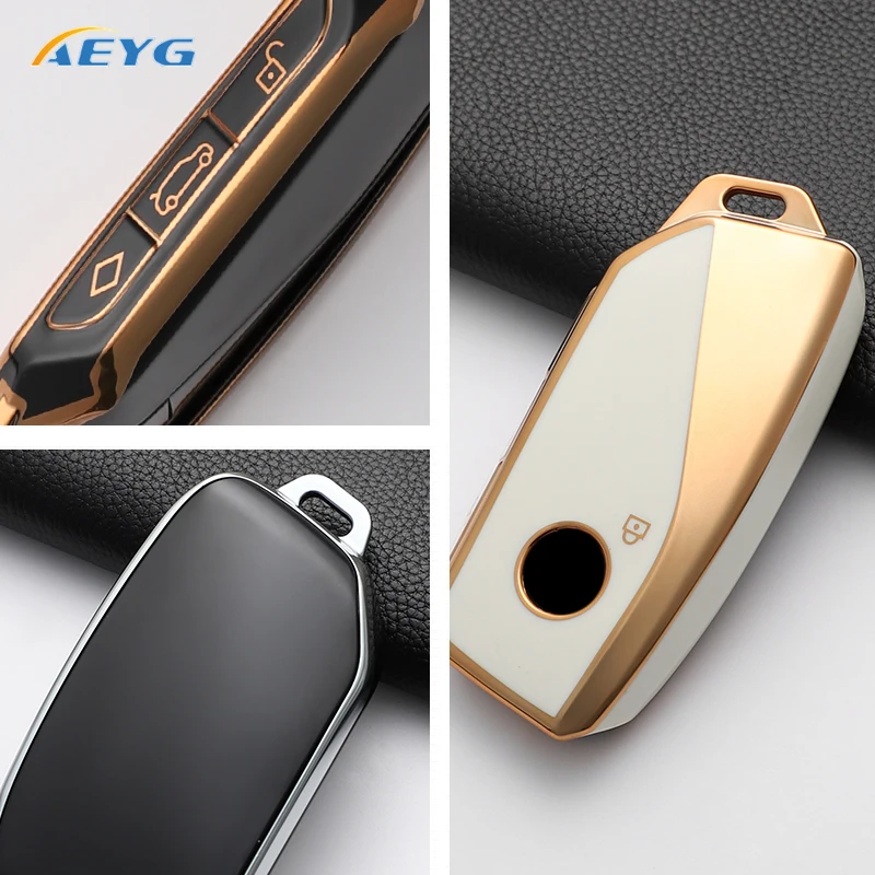 AEYG Car Remote Key Case Cover For BMW G07 X7 LCI U11 X1 G70 7 Series 740i G09 XM F98 X4M G18 X5 G81 M3 I20 IX Shell Fob