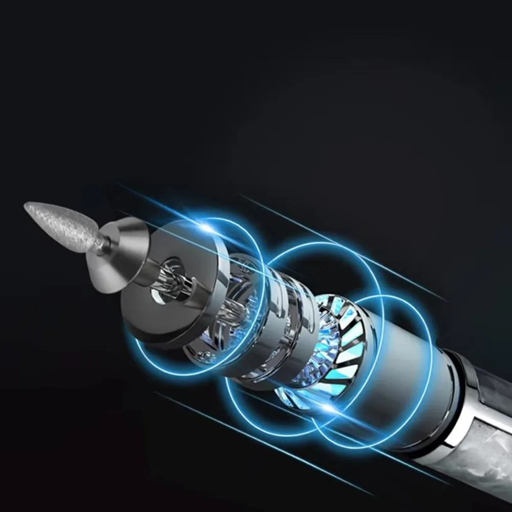 EAS-Electric Nail File Thick Toenails 4 Speeds Cordless Acrylic Nailtool Toe Nail Grinr Kit For Thick