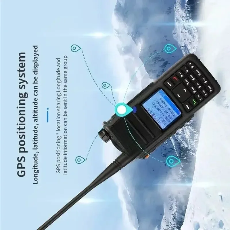 UV008 DMR digital two-way intercom, dual band 10W GPS AES265