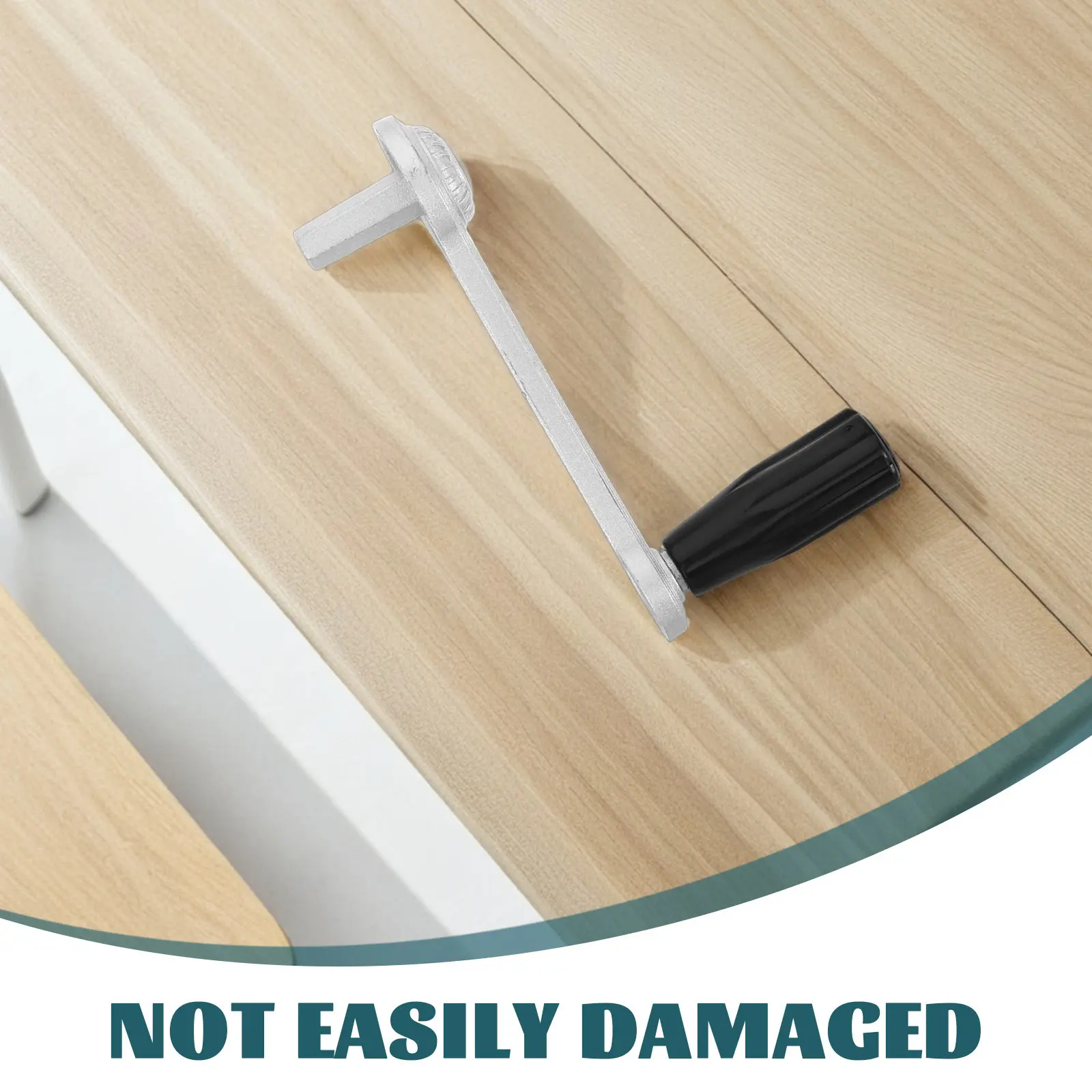Hexagonal Window Crank Handle Metal Replacement for Roller Shade Lifting Lowering Smooth Comfortable Grip Window Shade Handle