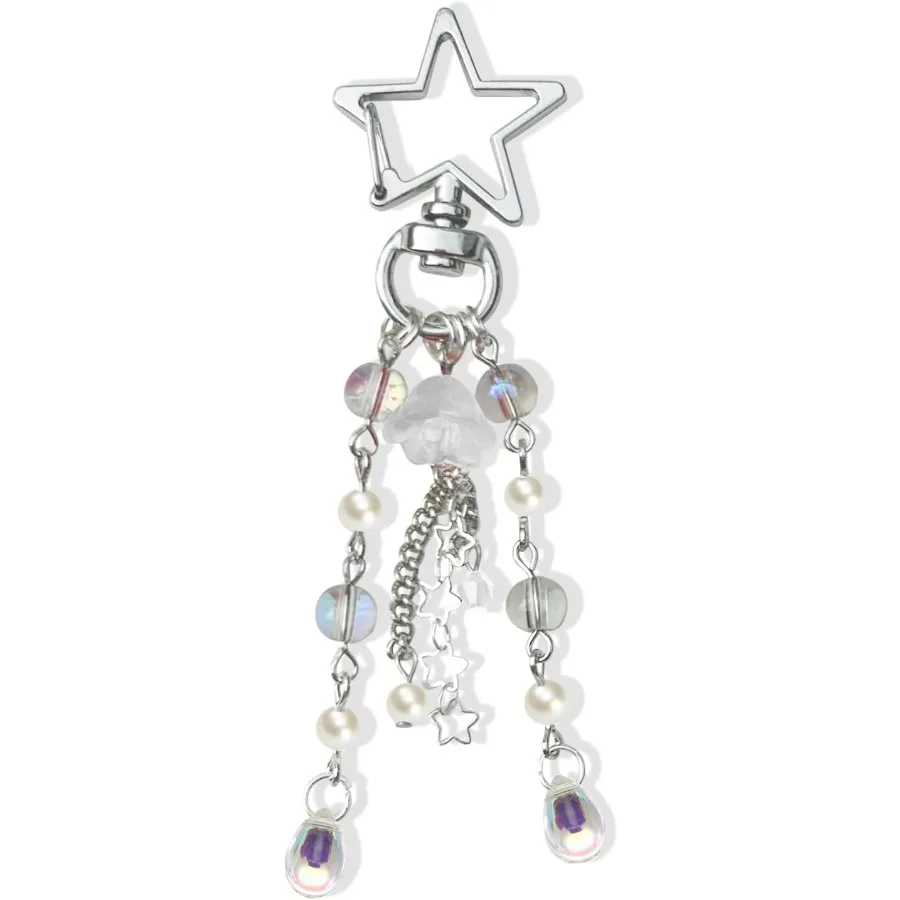 

Agromusk Jellyfish KeychainCute Y2K Car Keychains for Women Girls Jellyfish Bag Charms Purse Accessories Star Jelly Dr