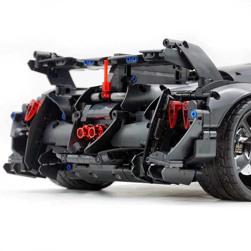 

Высококачественный новый технический MOC 0100B супер спортивный автомобиль 1:8 модель строительных блоков кирпичи развивающая головоломка DIY игрушки Рождественский подарок ребенку