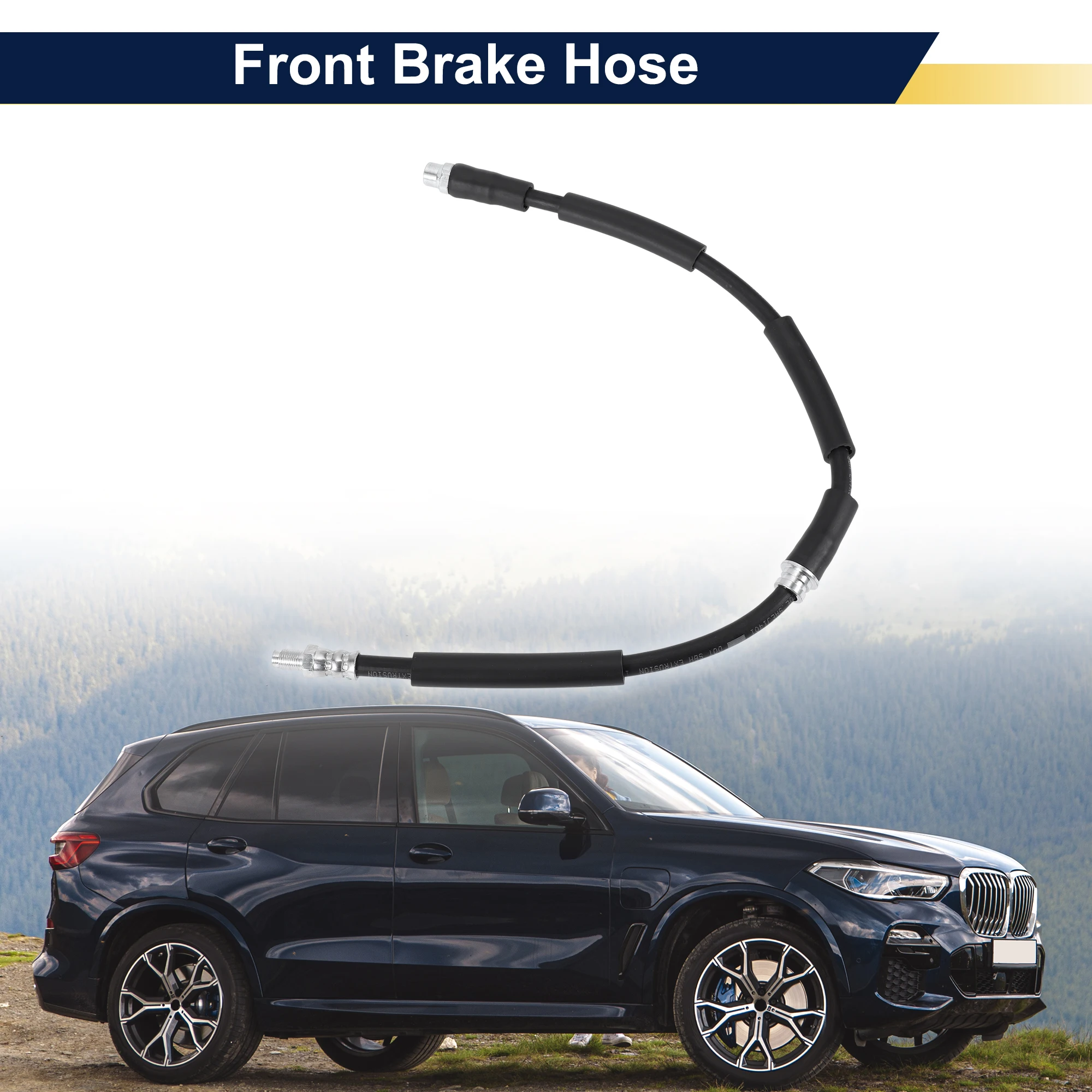 

Передний тормозной шланг UXCELL для BMW X5 2007-2019, тормозной гидравлический шланг No 34306788436
