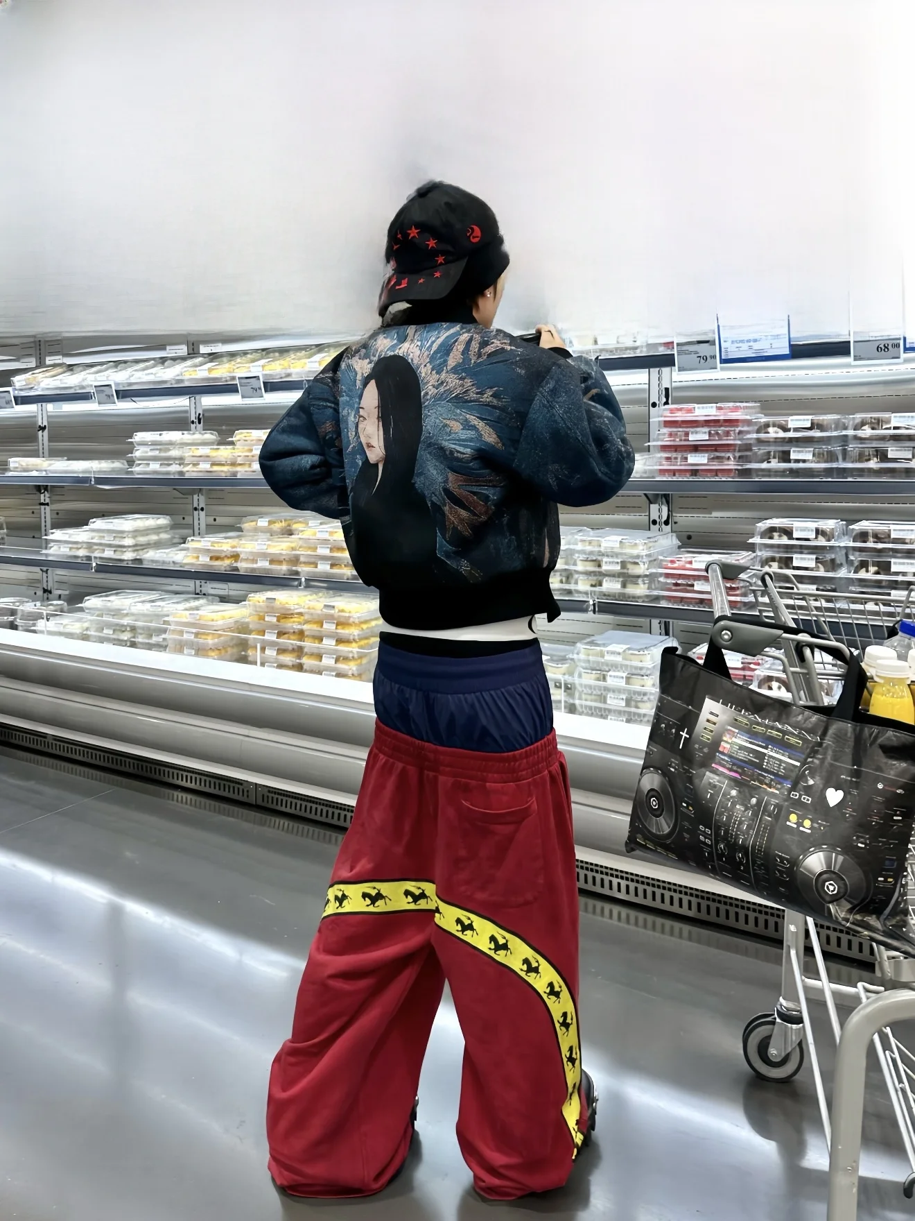 American Street Fighter Double Belted Straight Leg A-Line Pants Loose Fit Men's Casual Trousers Summer Leisure Fashion