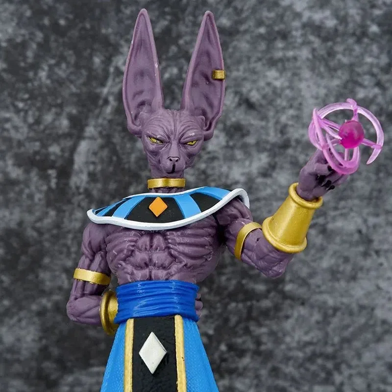 Figura Dragon Ball Z Beerus para Crianças, Anime, Super God of Destruction, coleção de figuras, modelo artesanal, brindes, 30cm