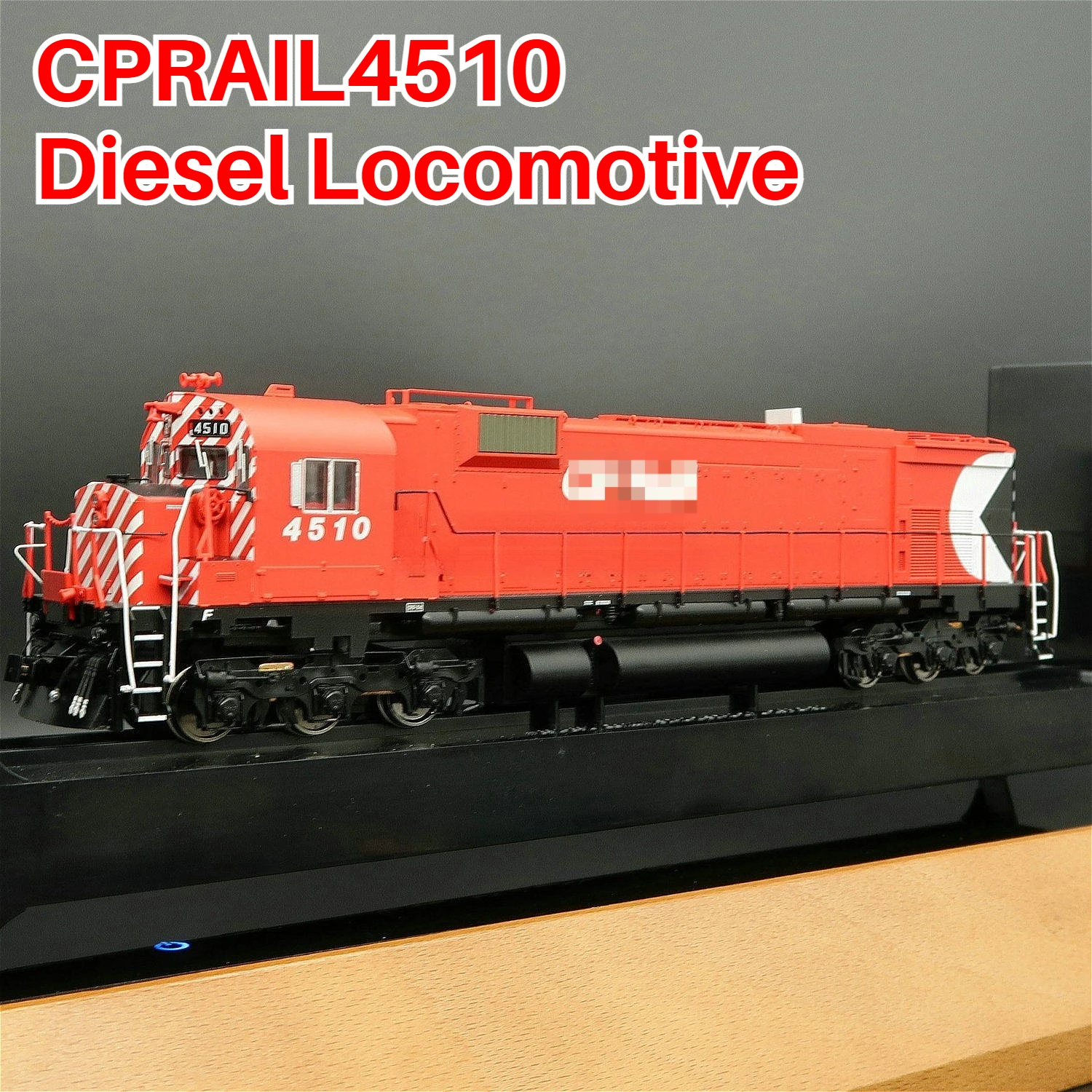 

HO Type 1/87 Model Train CPRAIL4510 Diesel Locomotive 24836 Red Paint Simulation Version Toy Train Boys Toy Gift