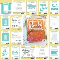 New Stacklets Berry Add-ons Coordinating Frame Strips Thinking of You Metal Cutting Dies Stamp Set 2023 Diy Scrapbook Craft Mold