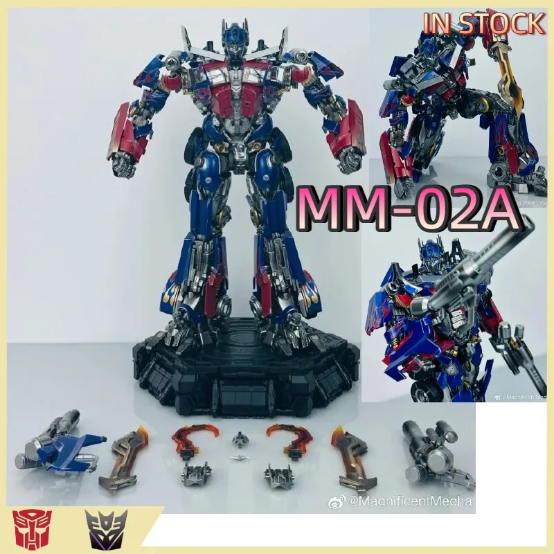 【JETZT AUF LAGER】Transformations-Spielzeug MM-02A MM02A Brustmuskel-Version, magnetische LED-Augen, vollständig bewegliche Hände, Innenrahmen aus Legierung