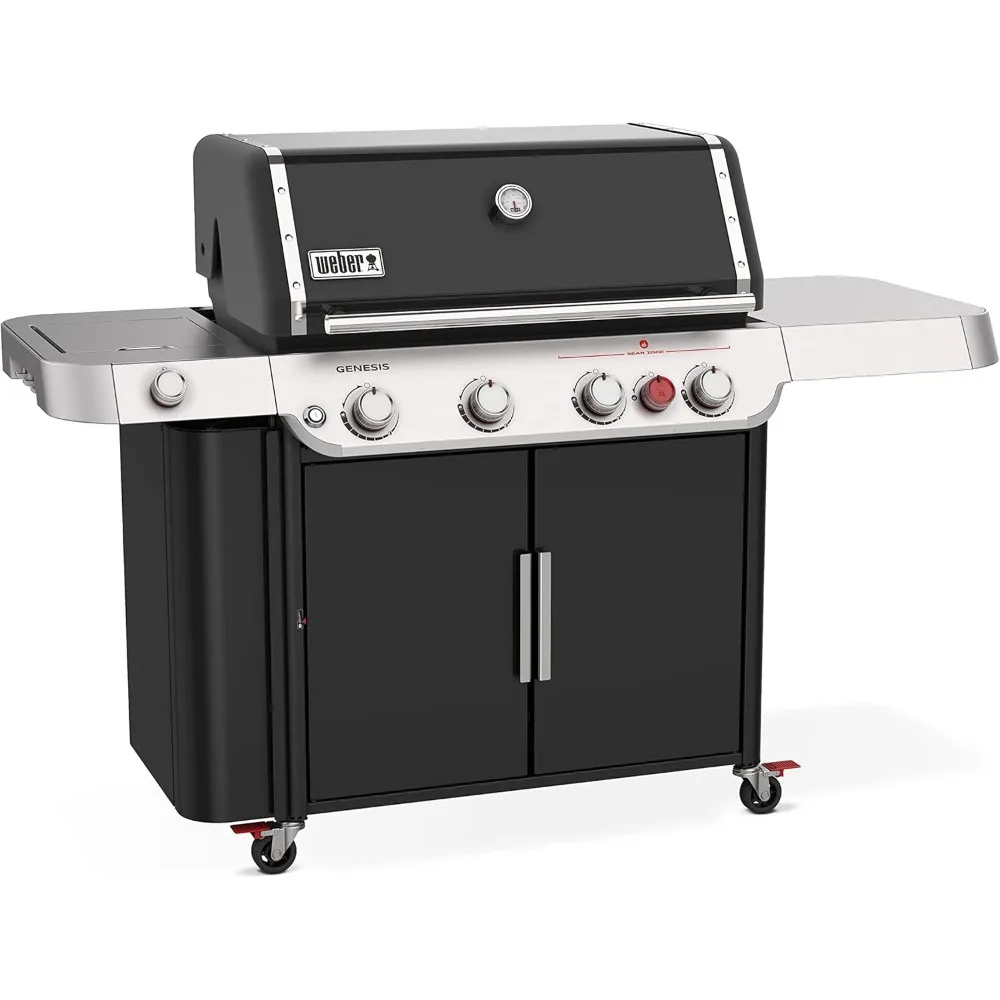 Genesis E-435 Liquid Propane Gas Grill, Black