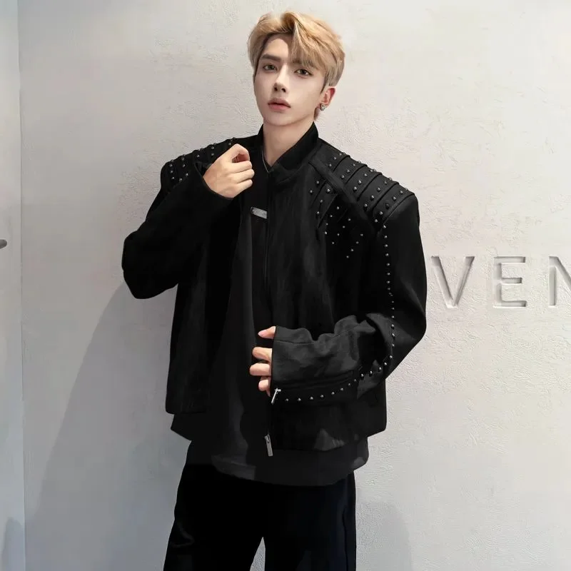 2026 New Jacket for Men With a Sense of Luxury and Design Cool and Stylish Men top Autumn and Winter Stand up Collar Coat Trend