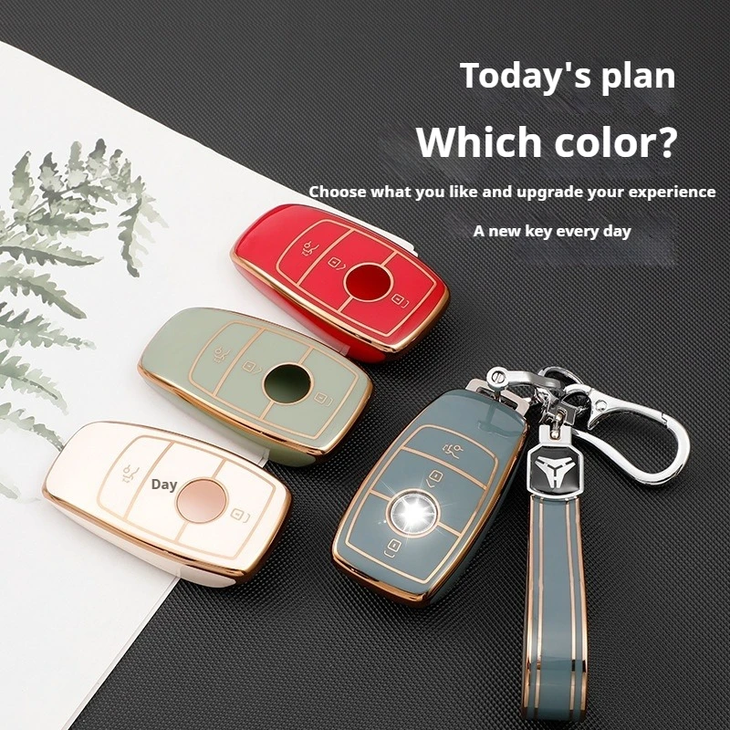 TPU Key Fob Cover for Mercedes Benz A B C E S Class W204 W205 W212 W213 W176 GLC MAYBACH Keyless Soft Case