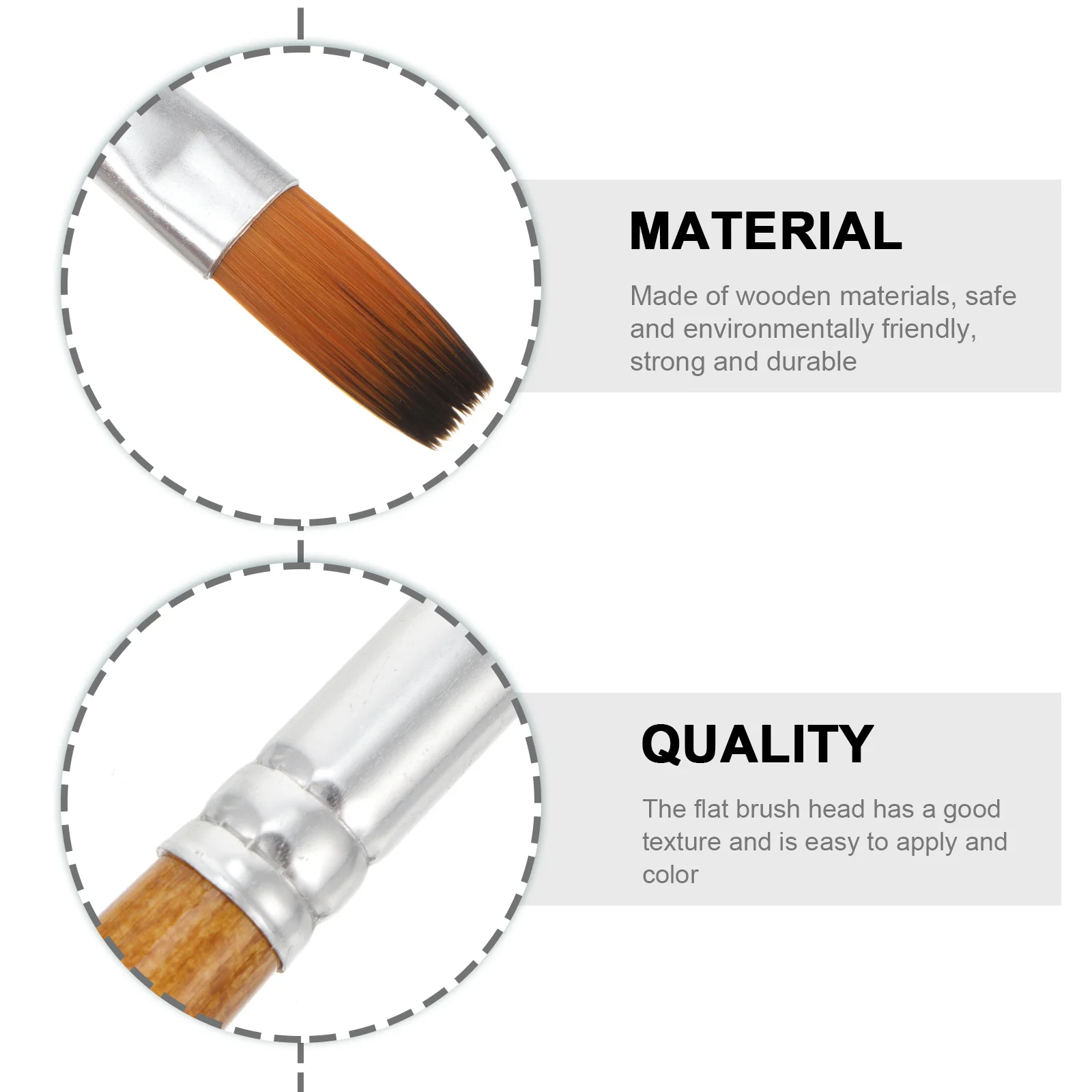 

1 Set Watercolor Paint Brushes Wooden Handle Art Painting Kit For Artists, Oil Painting Useful Drawing Brush Watercolor Brush