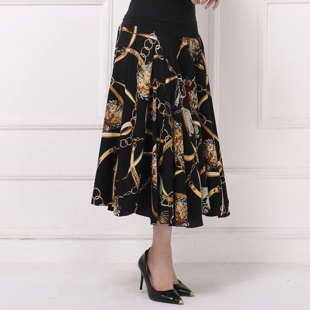 

Современные танцевальные соревнования, новая шелковая вечерние юбка для бальных танцев, платье для вальса, высокое качество, красное, черное платье миди с принтом