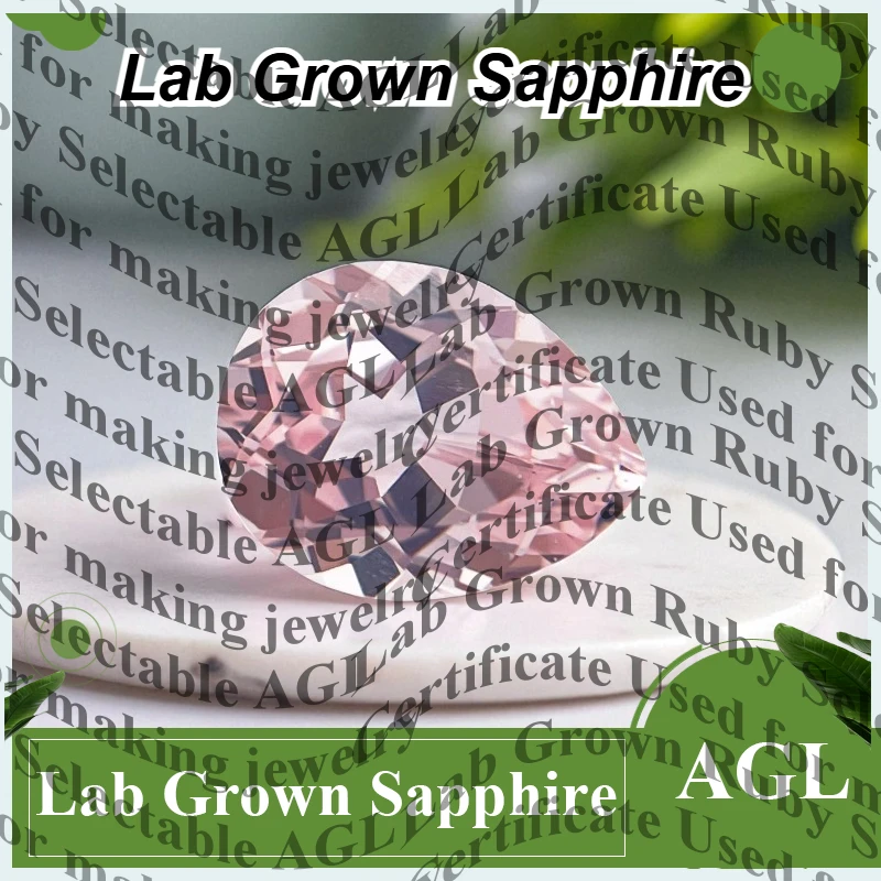 

Sakura Pink Pear Cut Lab Grown Sapphire, VVS1 Clarity Loose Gemstone, Certified Stone for DIY Jewelry Inlay Making
