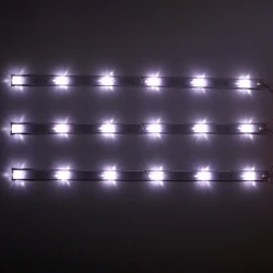 9piece/lot FOR  32 inch 6Lamp  LED light bar Hisense LCD TV LED backlight aluminum substrate light strip 6V  6Light  57CM