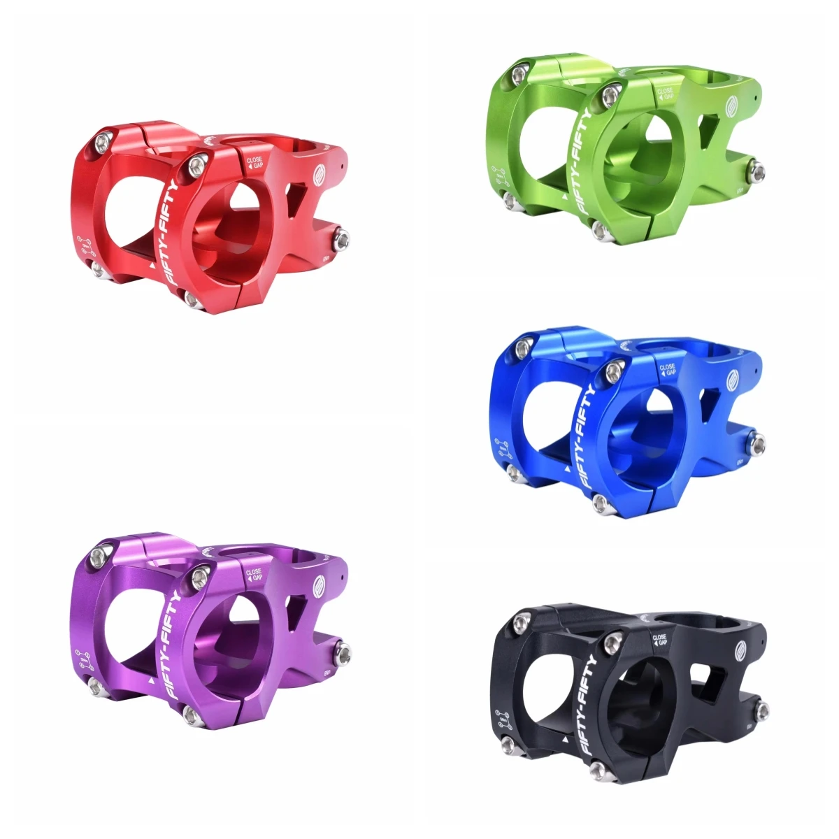 FIFTY-FIFTY Bicycle Stems Mtb AM FR ENDURO  0 degree  Bike Stem Aluminium Cycling parts 35mm/50mm
