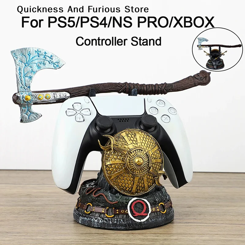 2026 New God of War Game For PS5/Xbox/PS4 Controller Creative Stand Unique Gamepad Holder Desktop Decoration Gaming Accessories view 6