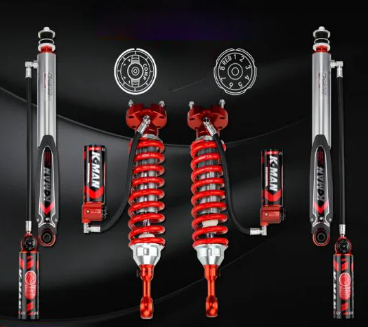 8-Stage Adjustable Suspension 4x4 Kits Adjustable 2 INCH Shock Absorber 4wd Bypass Lift Suspension Parts for FJ