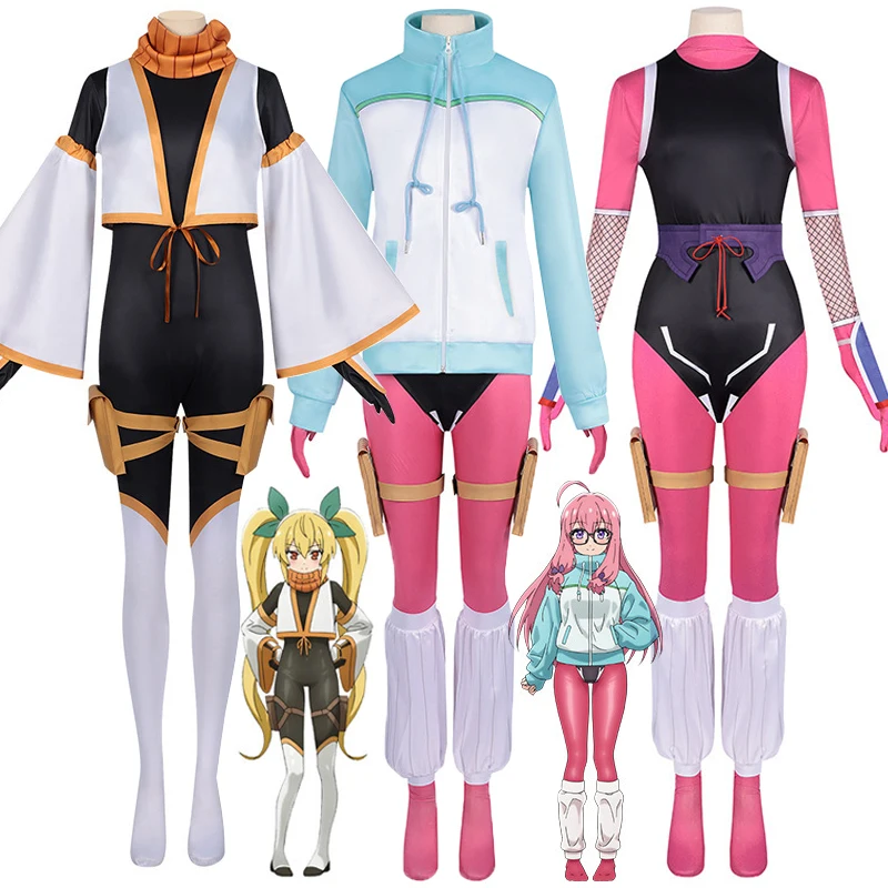 

Kunoichi Cosplay I'M Living with an Otaku Neet Kunoichi Shizuri Ideura Cosplay Costume Jumpsuits Coat Halloween Party Suit