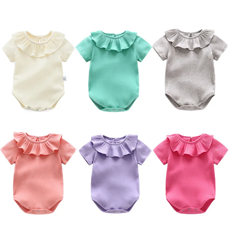 

2023 Baby Summer Dress Female Treasure Pure Cotton A class Clothing Climbing clothes Newborn Baby clothes thin super cute baby