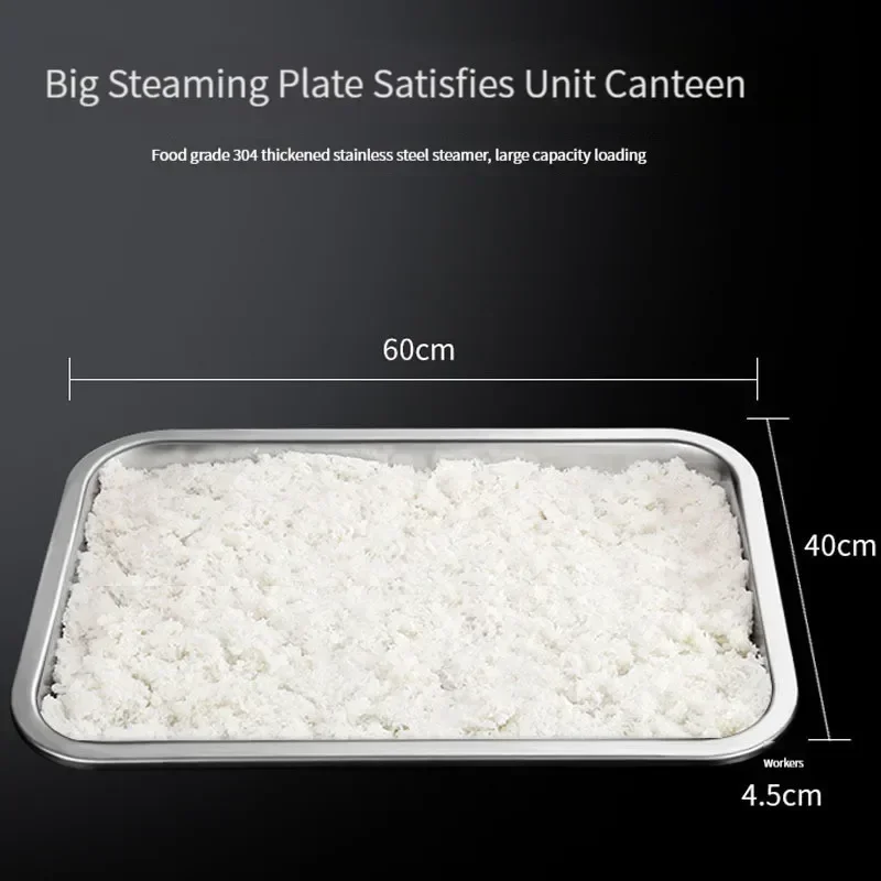 Home Electric Commercial Intelligent Steamer Large Rice Steamer 380v Stainless Steel Rice Steamer