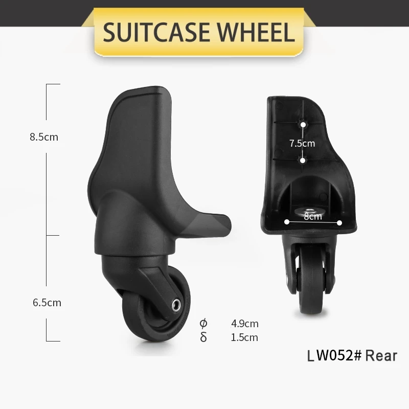 Suitcase Accessories Replacement Pulley Suitcase Wheel Boarding Case Caster Cloth Box Universal Wear-resistant Universal Wheel