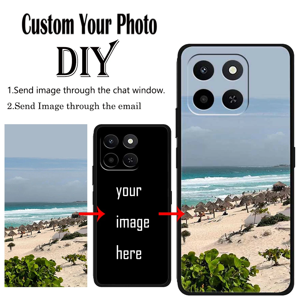 لتقوم بها بنفسك صور شخصية IMD حافظة مضادة للصدمات لهاتف Honor X6B X6C X6A X7D X7C X8C X8B X8A X8 5G X6 غطاء سيليكون ناعم صورة خلفية من البولي يوريثان #2