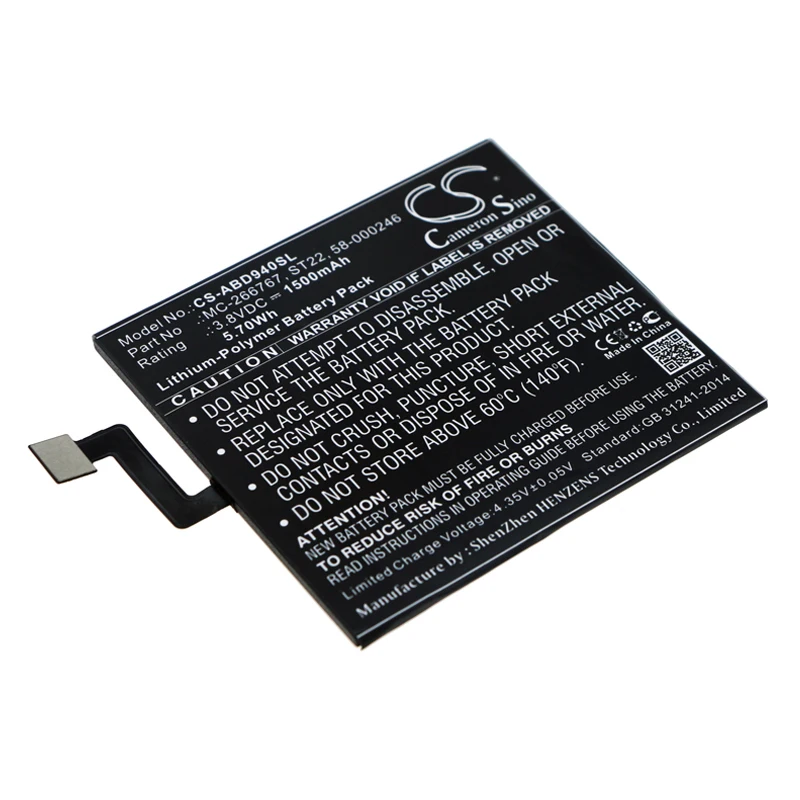 Li-Polymer Battery for Amazon Tablet,3.8V,1500mAh,Kindle Paperwhite 4 10th Generation 2018, PQ94WIF