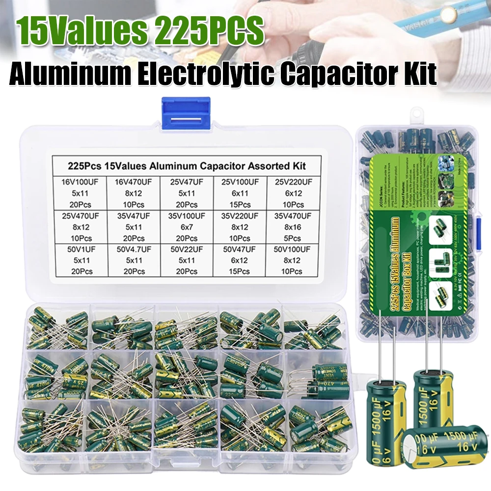 15Values 225PCS Var…