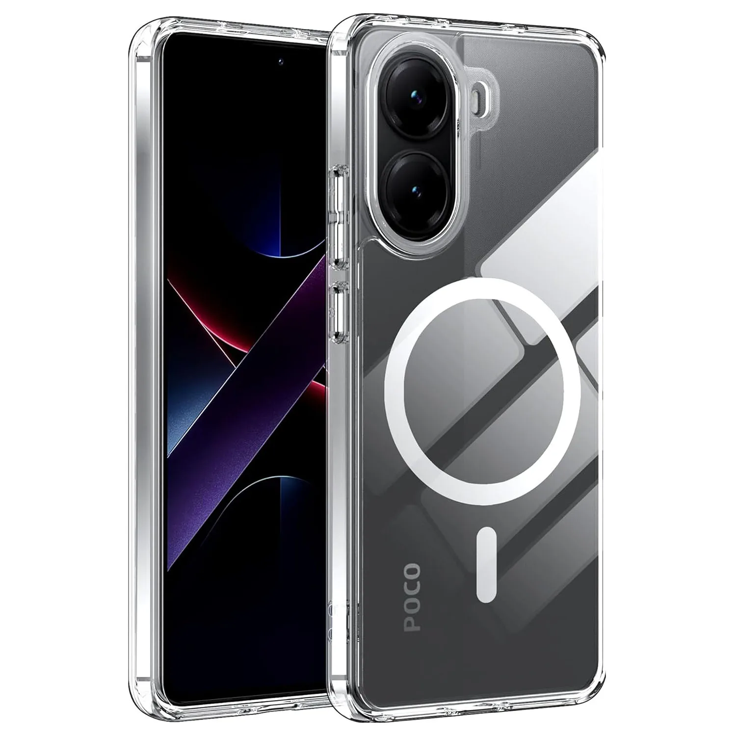 Shockproof Wireless Charging Strong Magnetic Case For Xiaomi