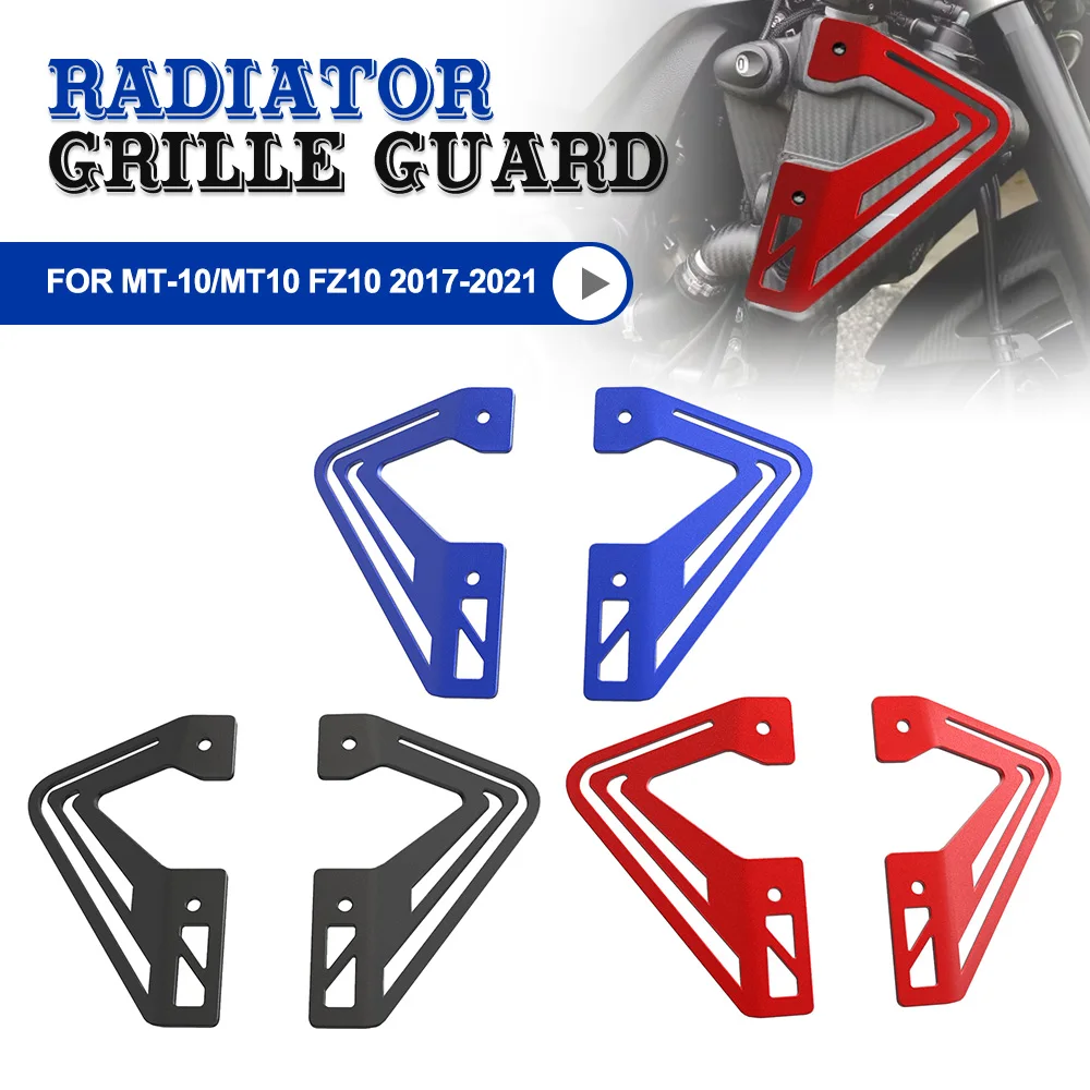 

FOR YAMAHA MT-10 MT10 FZ10 2017 2018-2019-2020-2021 Motorcycle Side Radiator Grille Cover Guard Protector Radiator Side Covers
