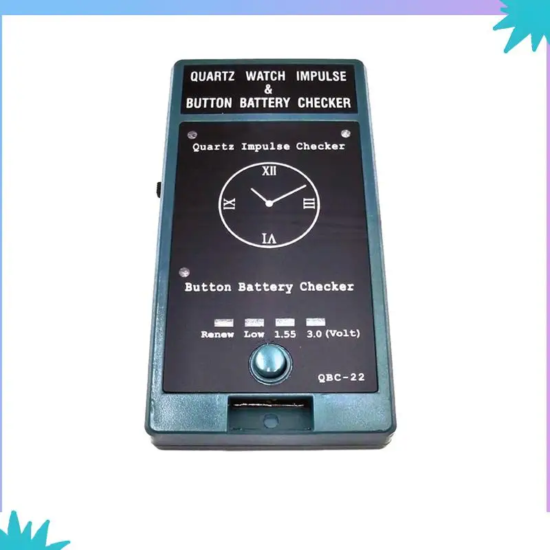 Tester mechanizmów kwarcowych ABZW z pulsacyjnym wyjściem, sprawdzanie poziomu napięcia baterii guzikowej dla zegarmistrzów.