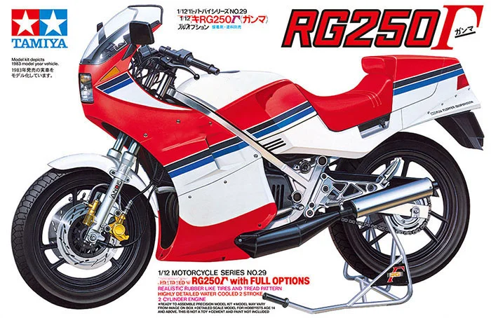 

TAMIYA 1:12 RG250 14029 Limited Edition Static Assembly Model Kit Toys Gift