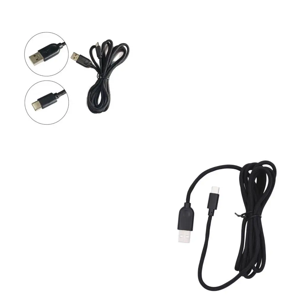 USB C USB Cable, Nylon Braided Fast and Sync Data Line Long Service Line