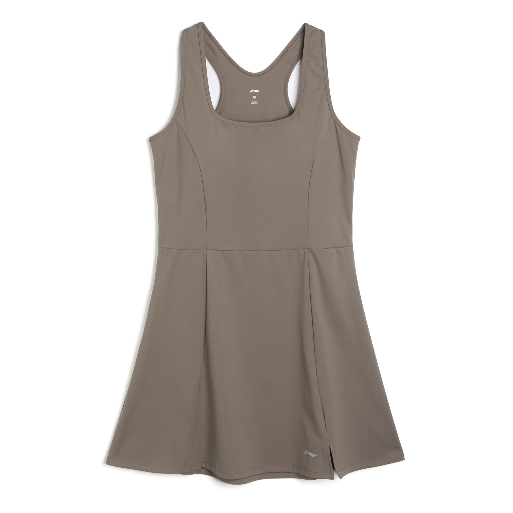 Li-Ning Women's Tennis Dress 64%Polyamide 36%Elastane Slim Fit Flexible LiNing Sports Sleeveless Frock ASKV432