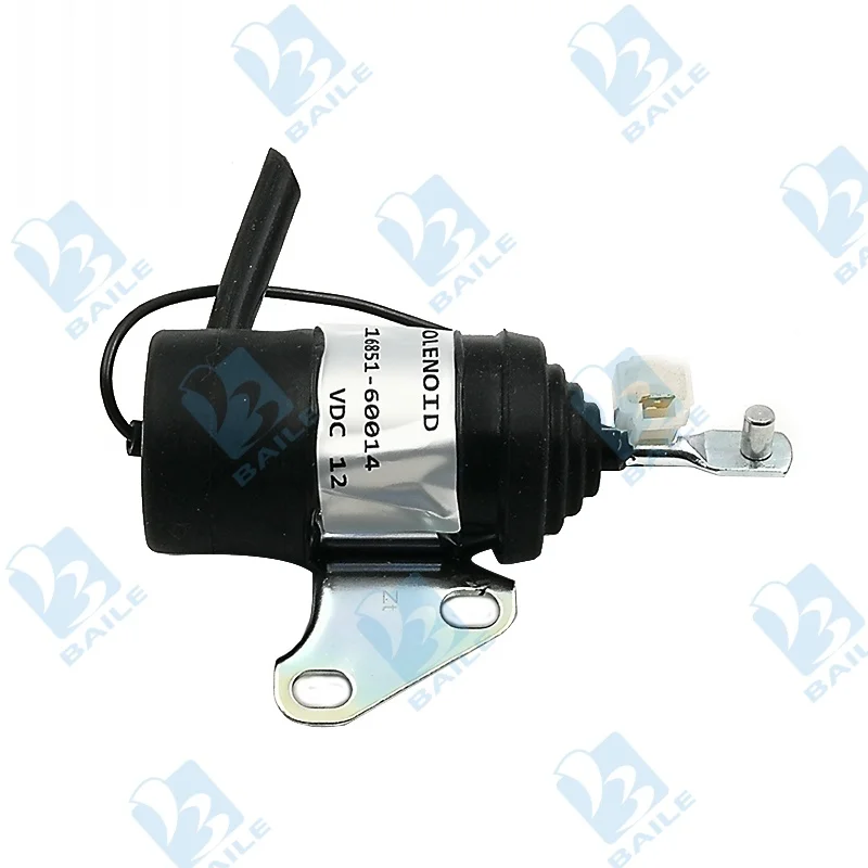 Elettrovalvola 16851-60014 Fuel Shut Off Solenoid For Kubota 12V 1685160014 16851-60010 16851-60012 Tractor Part Generator Stop Solenoid Engine Gas e carburante — dettaglio 2