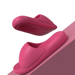 Zapatillas suaves de verano para mujer, chanclas antideslizantes de Eva para interiores y baño, sandalias de ocio