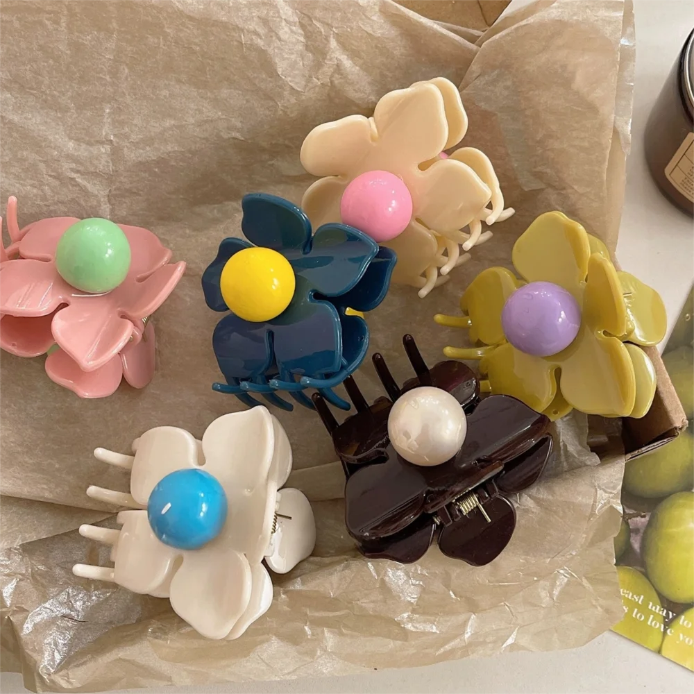 

Шпилька для волос с цветком, коготь для волос, геометрическая пластиковая заколка для волос в виде краба, головные уборы в корейском стиле, аксессуары для волос, пластиковая заколка в виде акулы, уличная одежда