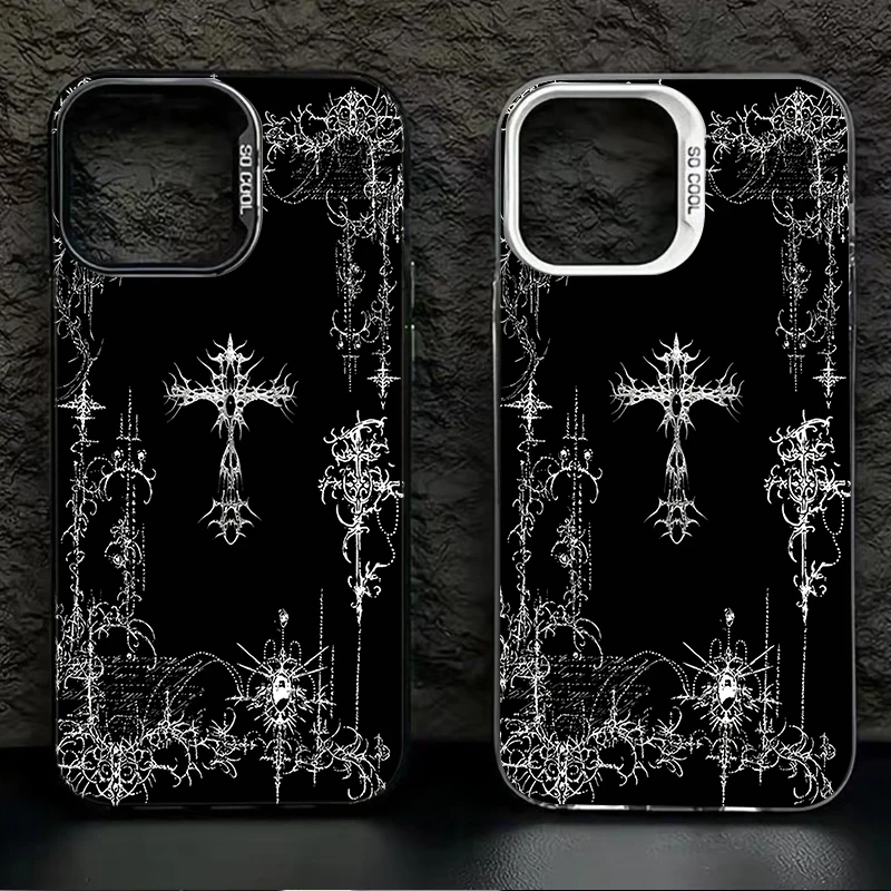 Ornate Thorn Sword Gothic Frosted Case for Samsung Galaxy S26 S25 S24 S23 Plus S22 Ultra S21 S20 FE A57 A56 A55 Acrylic Cover