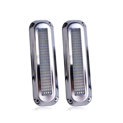 Marine LED Boat Light 60W 120 LED Waterproof Underwater Courtesy Light Sailboats Pontoon Transom Light